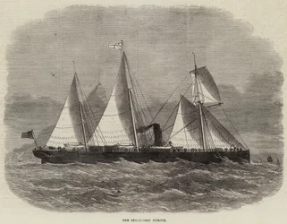 O navio a vapor Europa